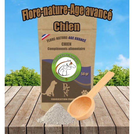 FLORE-NATURE age avancé CHIEN