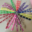 Lot de 2 barres en perles de céramique EM pour cheval – création artisanale personnalisée