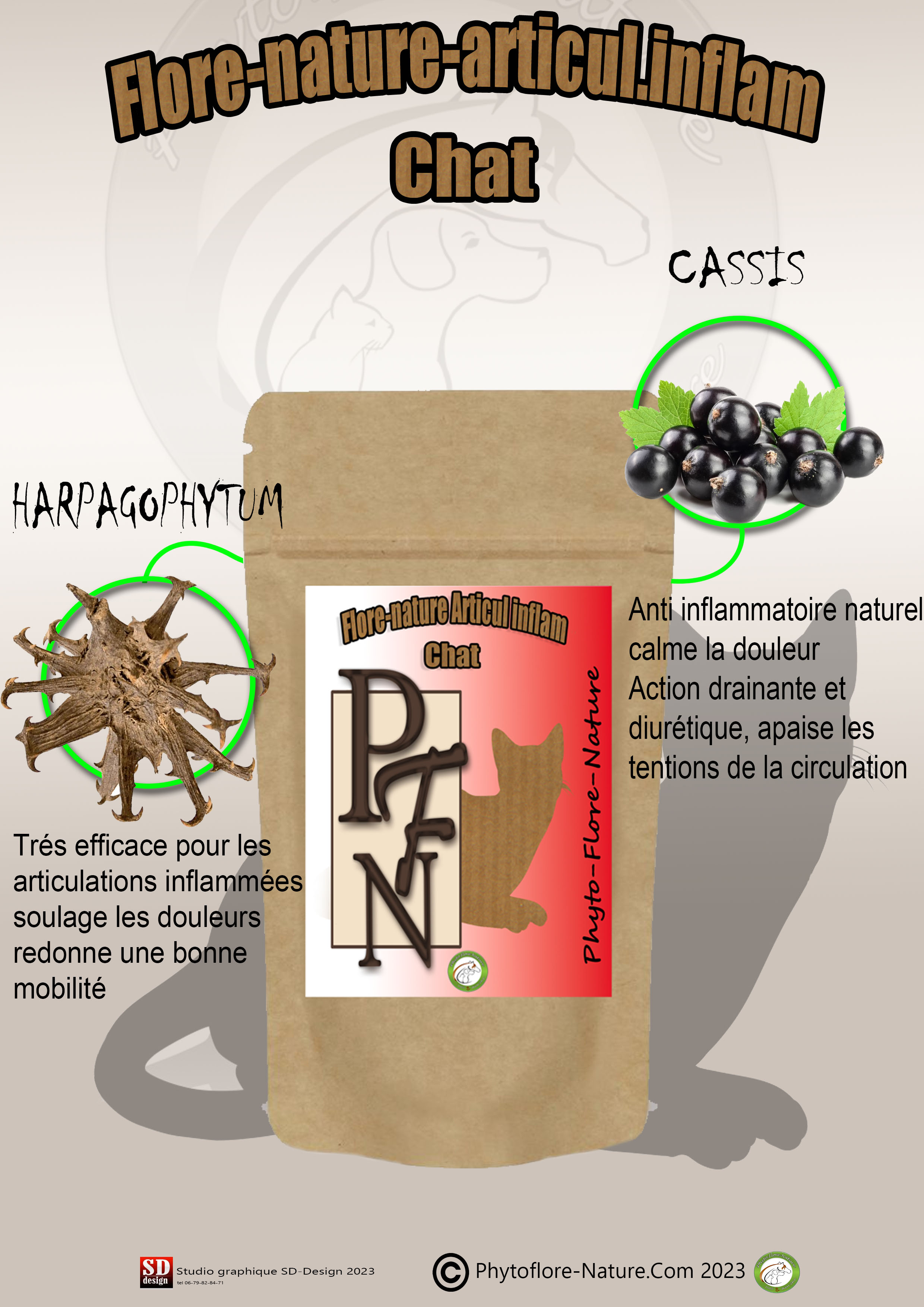 Harpagophytum pour chien & chat - Anti Inflammatoire